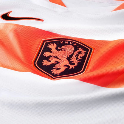 close up view of the Nike Holland World Cup 2026 Away White Shirt