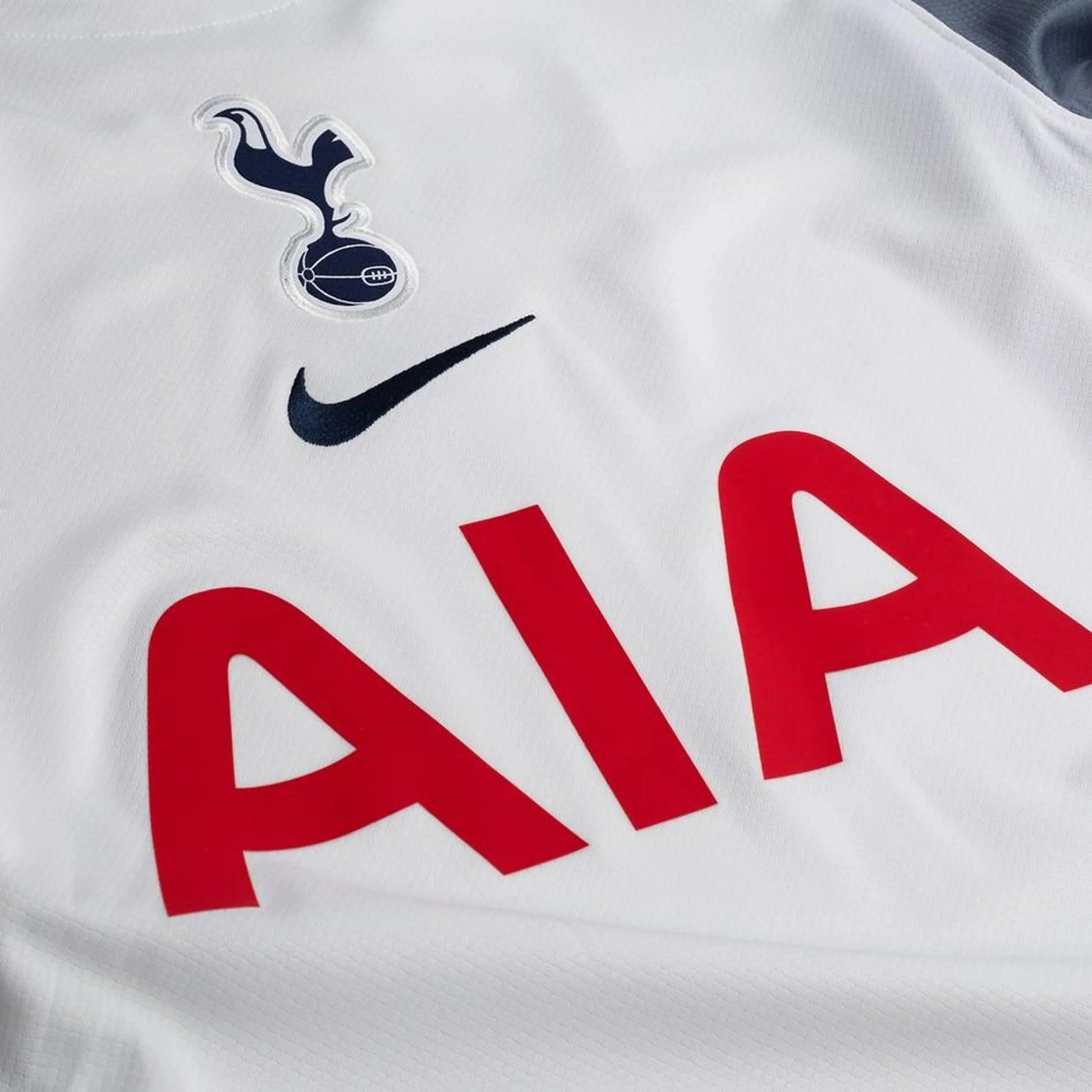 close up view of the Nike Tottenham Hotspur 2025/26 Home Jersey