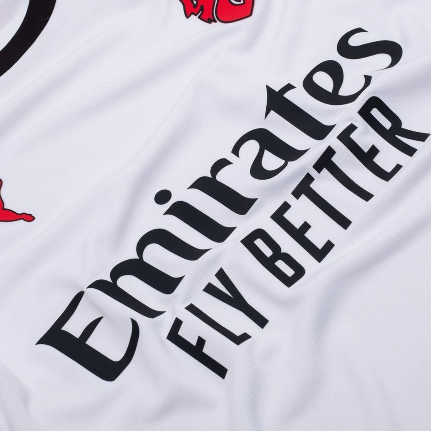 close up view of the PUMA AC Milan 2025/26 Away Long Sleeve Jersey