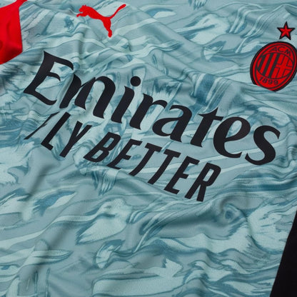 close up view of the PUMA AC Milan 2025/26 Goalkeeper Jersey