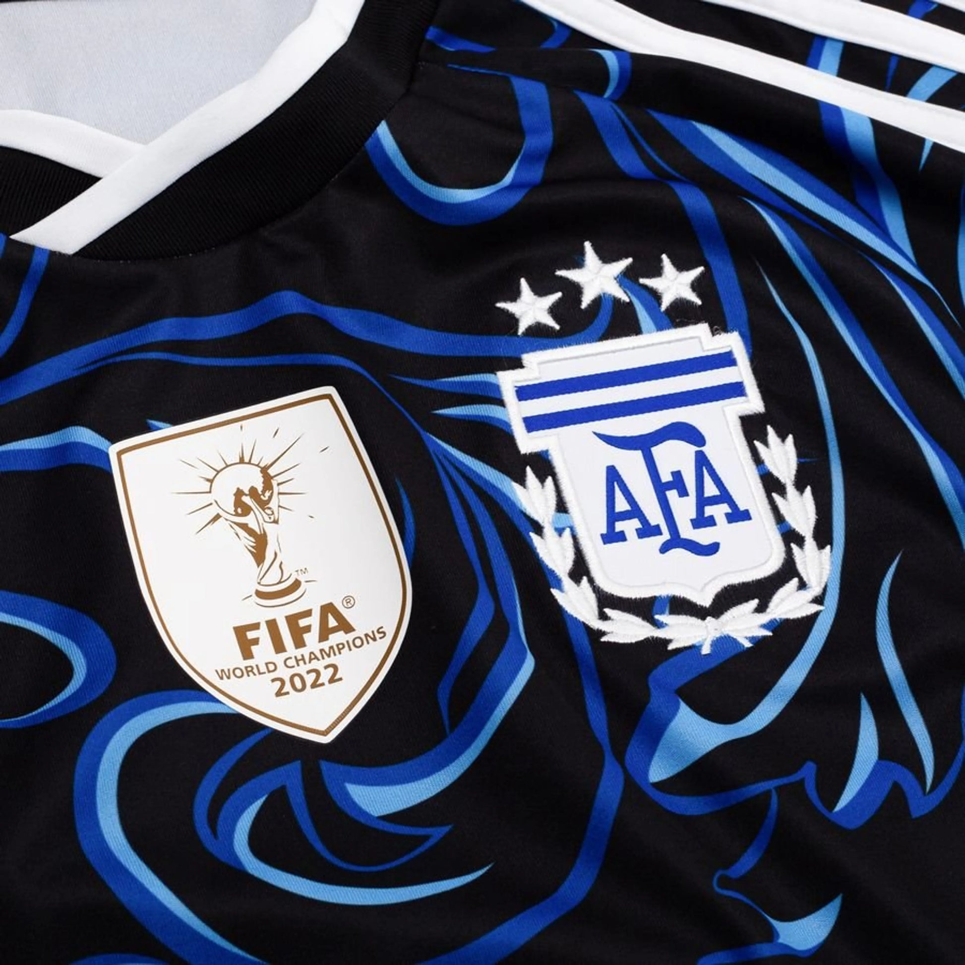 close up view of the adidas Argentina World Cup 2026 Away Shirt