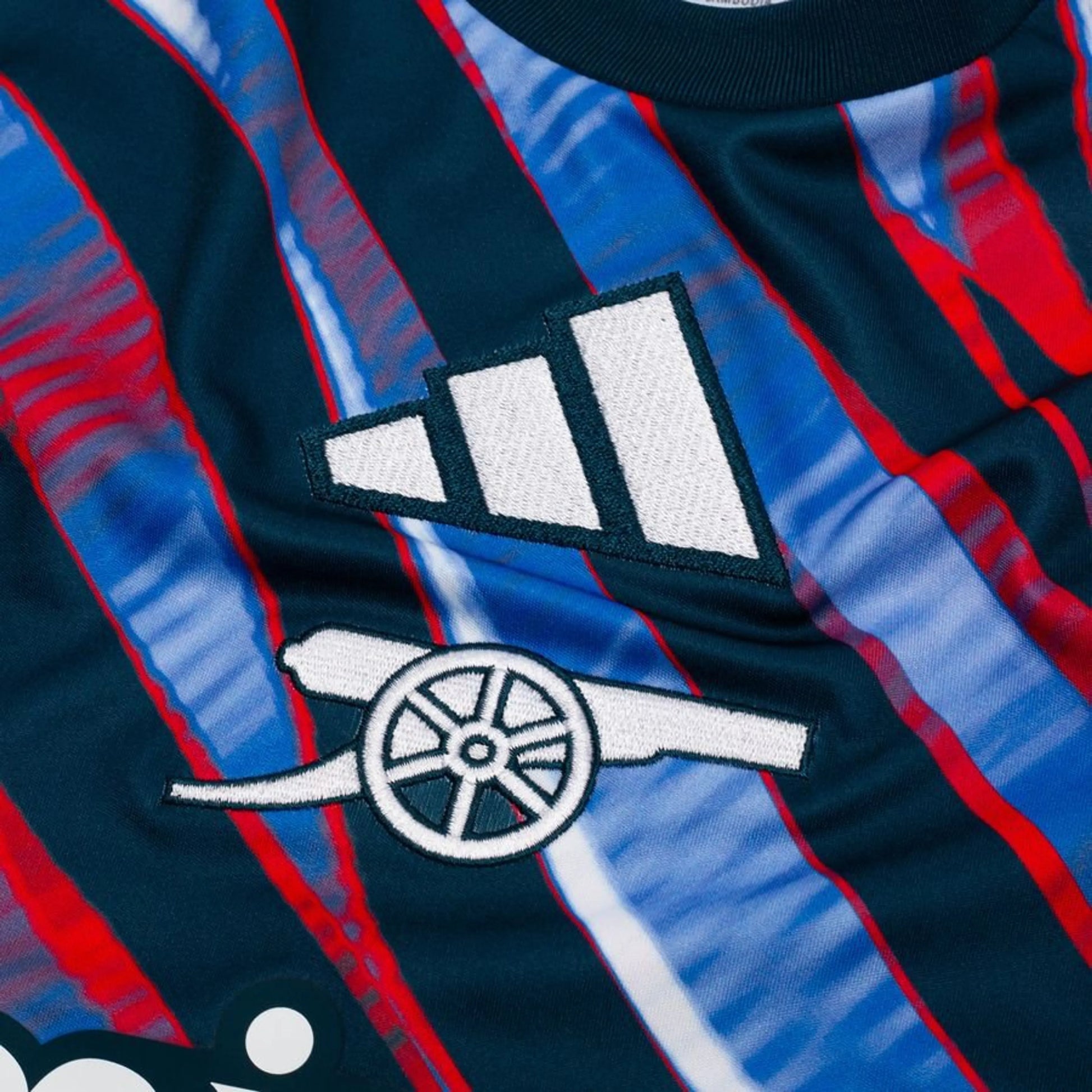 close up view of the adidas Arsenal Pre-Match Training T-Shirt 2026/27