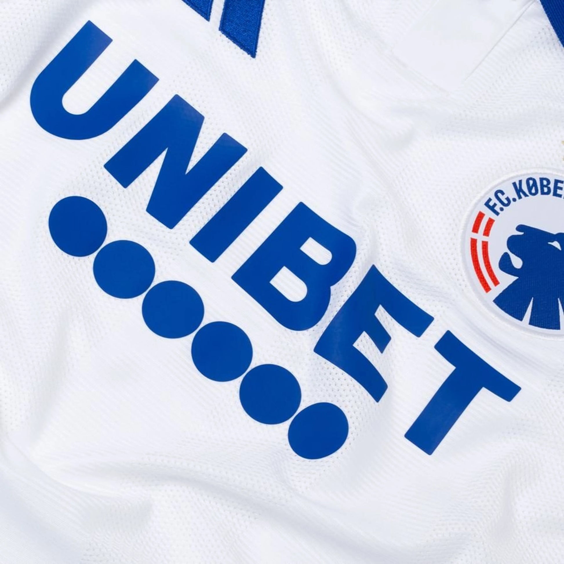 close up view on the adidas F.C. Copenhagen Home Shirt 2025/26