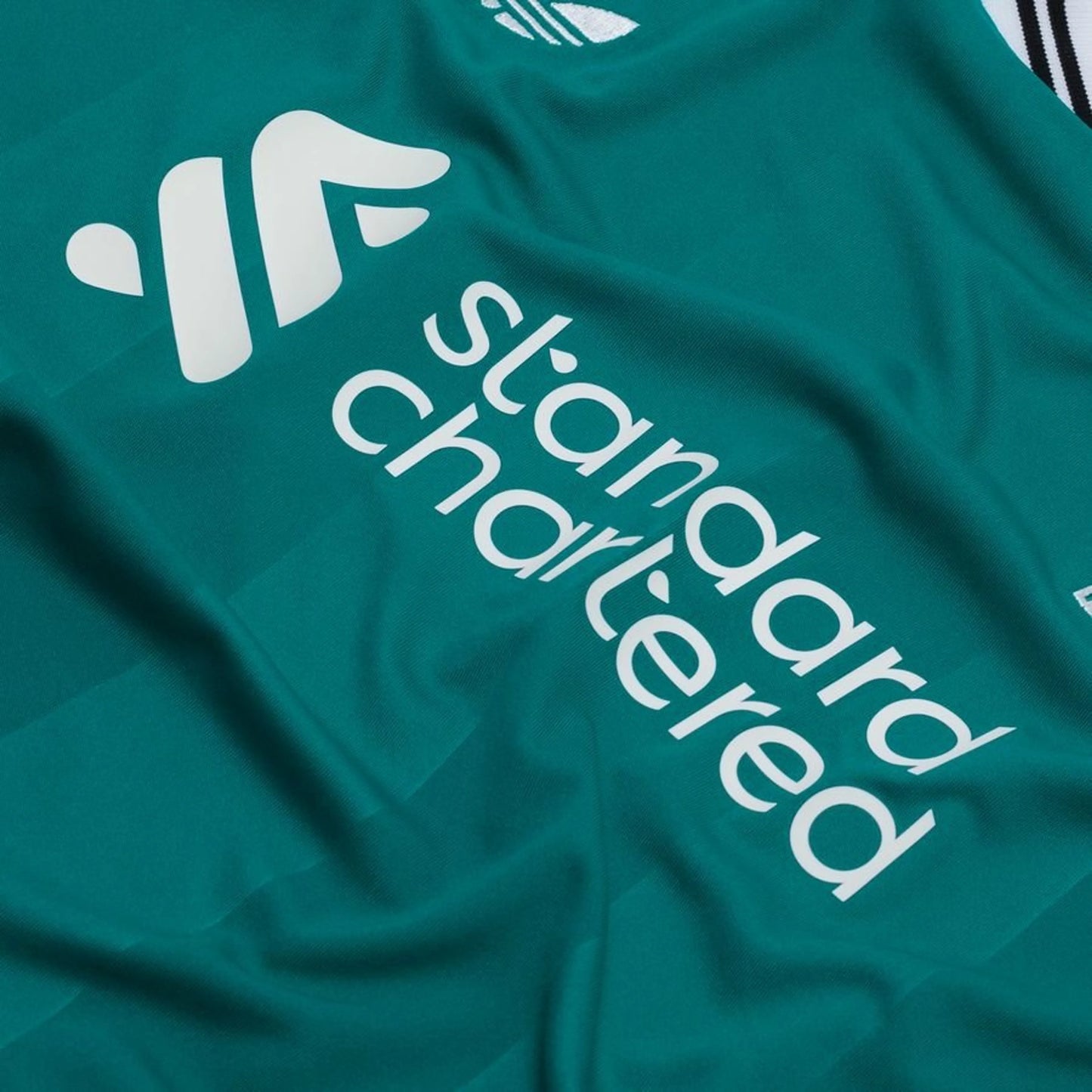 close up view of the adidas Liverpool FC 3rd Shirt 2025/26 Women - Green