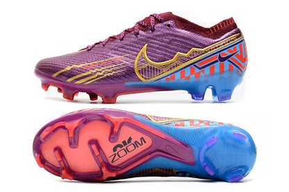 nike air zoom mercurial vapor 15 elite fg purple/blue