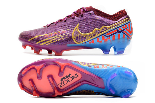 nike air zoom mercurial vapor 15 elite fg purple/blue