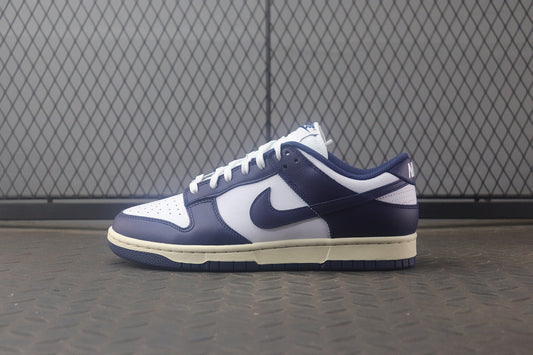 Nike dunk low midnight navy, all sizes available.