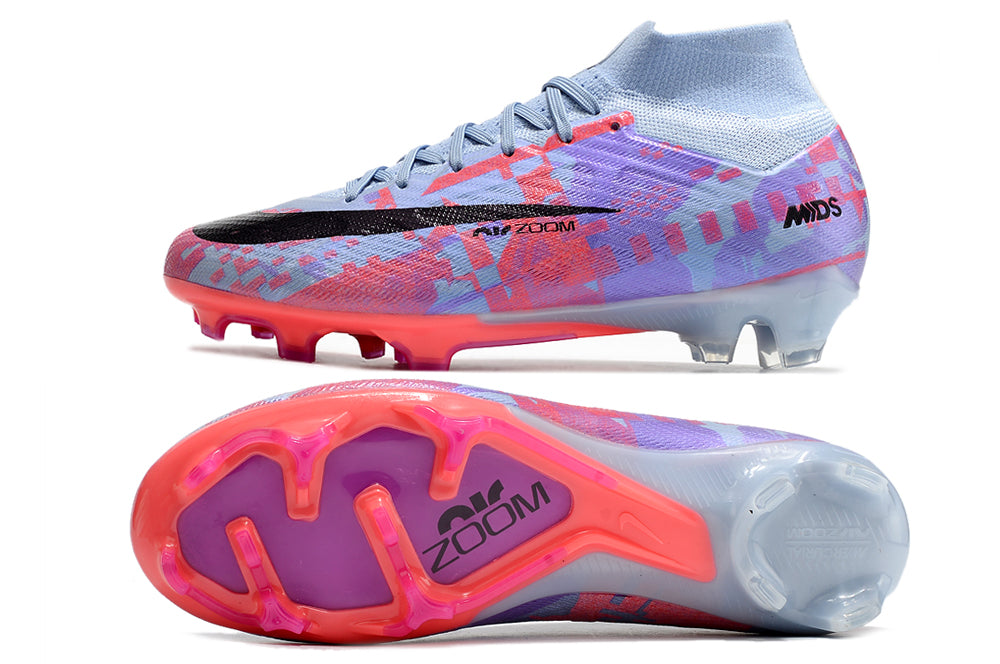 nike air zoom mercurial superfly 9 elite fg in purple/pink