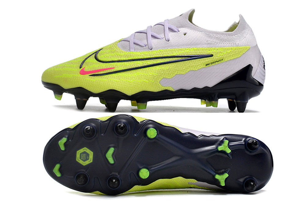 nike phantom gx elite low metal-sg green/white
