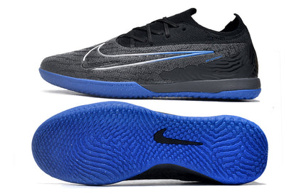 nike phantom gx elite low futsal black/blue