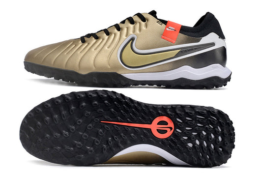 nike tiempo X legend elite turf brown/black