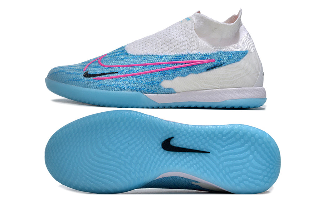 nike phantom gx elite futsal blue/white