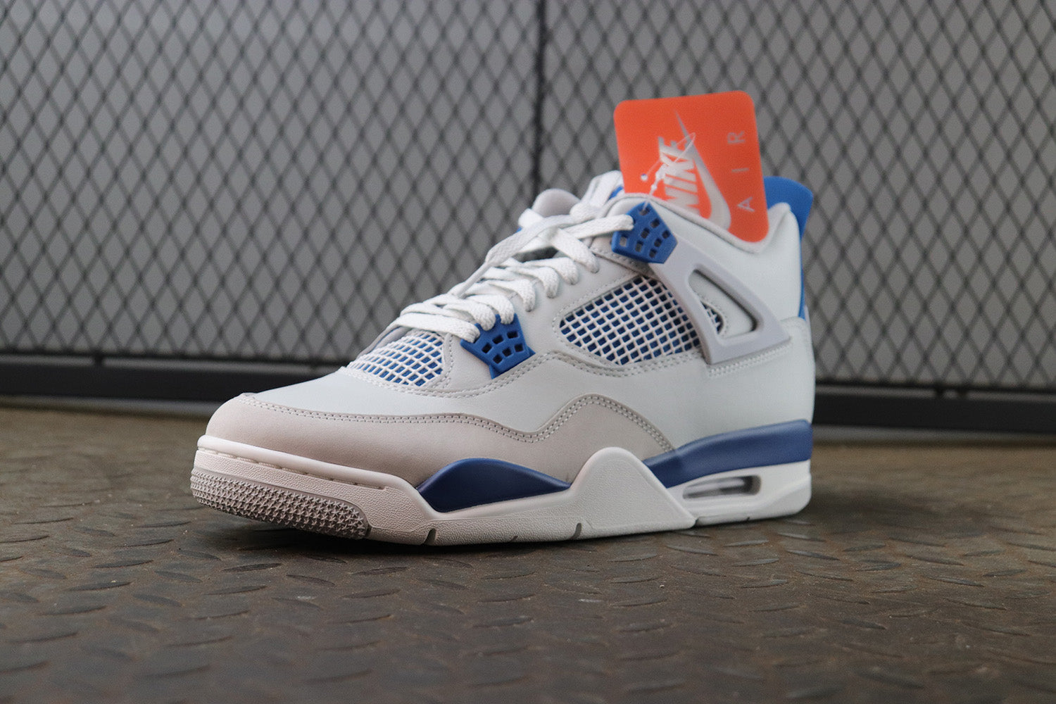 Nike air jordan 4 military blue, all sizes available.