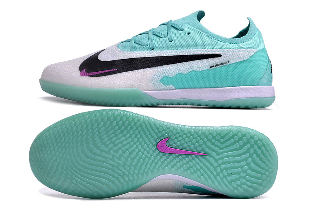 nike phantom gx elite low futsal green/white