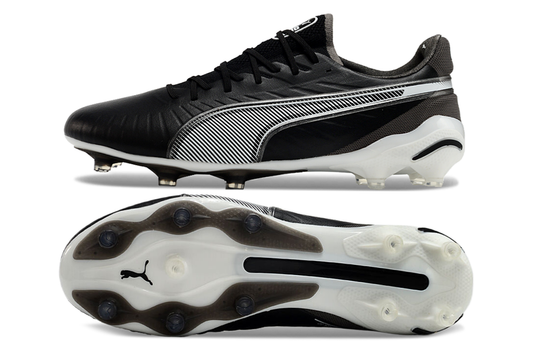 Puma king, black/grey, available in FG.