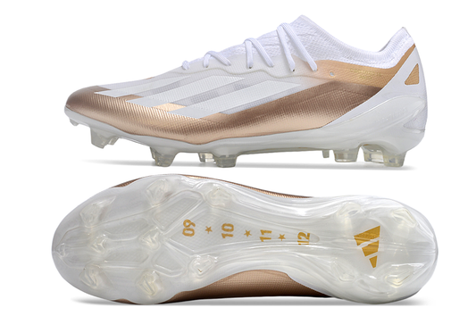 adidas x crazyfast elite fg in gold/white