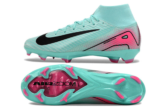 Nike air zoom mercurial superfly 10 elite, blue/pink, available in FG, and turf.