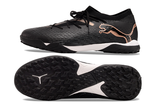 Puma future ultimate 7, black/brown, available in FG and turf.
