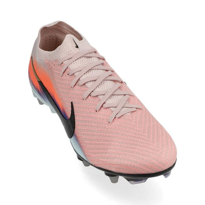 front view of the Nike Air Zoom Mercurial Vapor 16 Elite SG-PRO in Pink/Orange/Blue