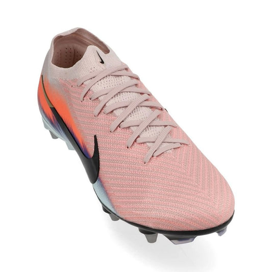 front view of the Nike Air Zoom Mercurial Vapor 16 Elite SG-PRO in Pink/Orange/Blue