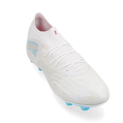front view of the PUMA Future 9 Ultimate FG in white from the White Pack