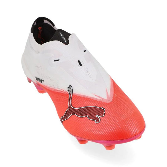front view of the PUMA Ultra Nitro 7 Ultimate Laceless FG from the official The Arrival Pack