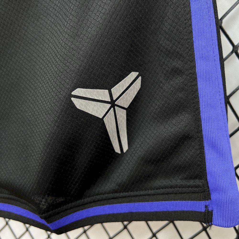 mamba logo view on the FC Barcelona x Kobe Bryant 25/26 Pre-Match Black Shorts