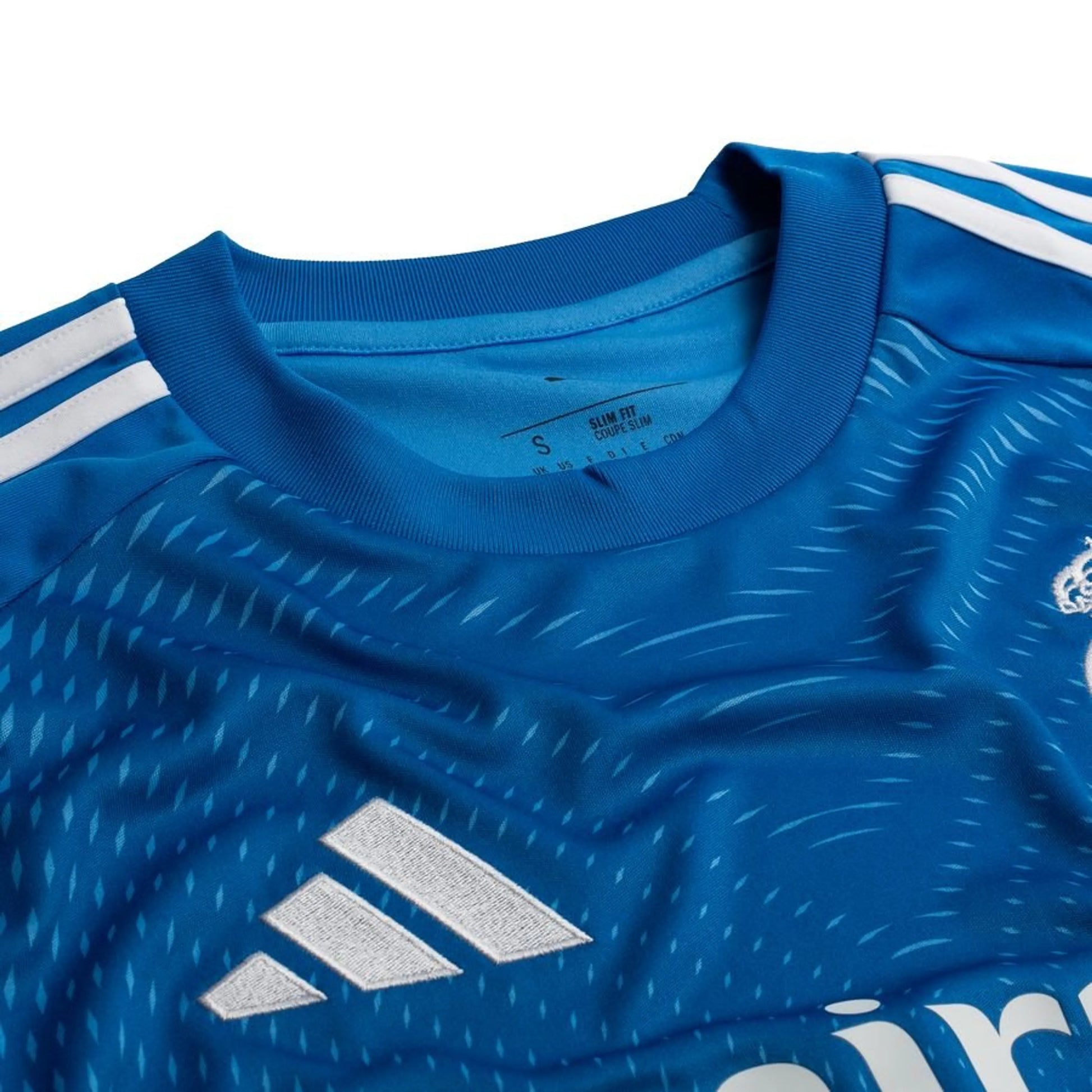 neck view Adidas Real Madrid 2025/26 Home Goalkeeper Jersey