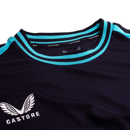 neck view of the Castore Athletic Bilbao 2025/26 Away Navy Shirt
