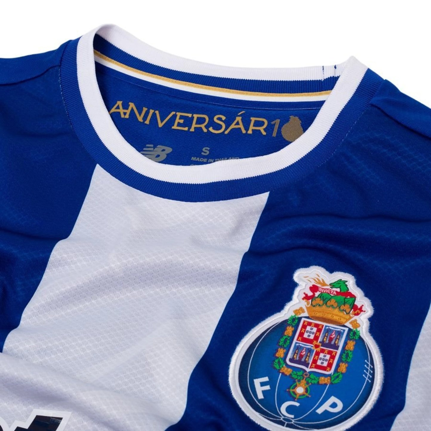 neck view of the New Balance FC Porto Home Shirt 2025/26