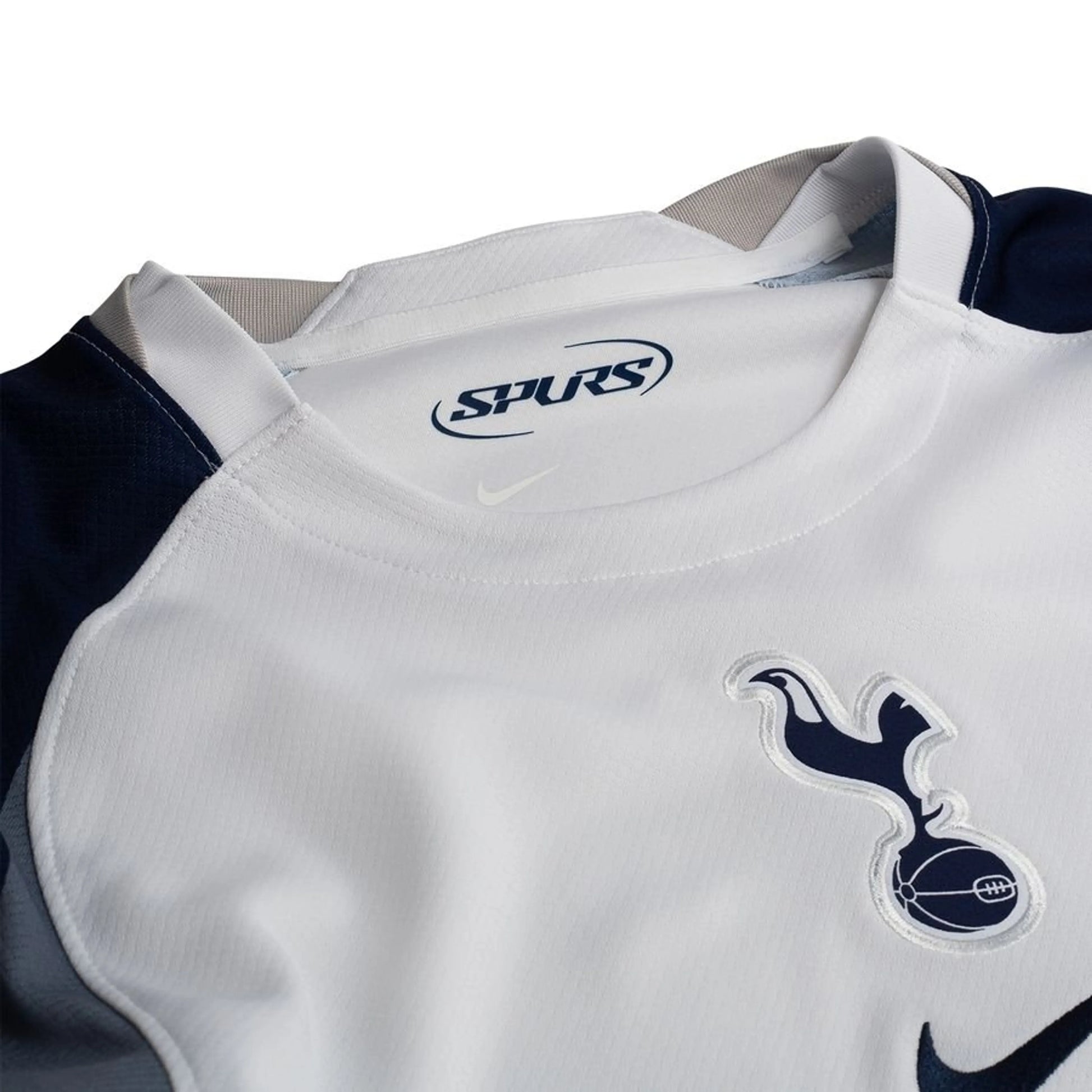 neck view of the Nike Tottenham Hotspur 2025/26 Home Jersey