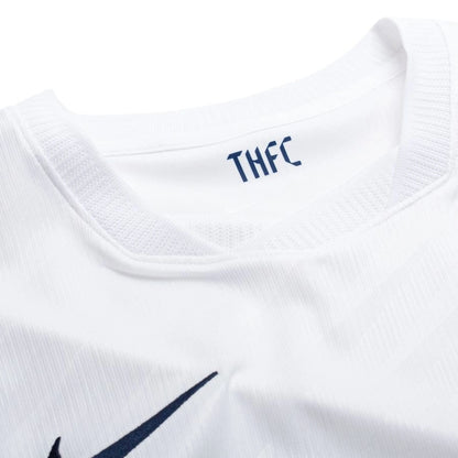 neck view of the Nike Tottenham Hotspur Men's Home Shirt 2026/27 - White/Binary Blue