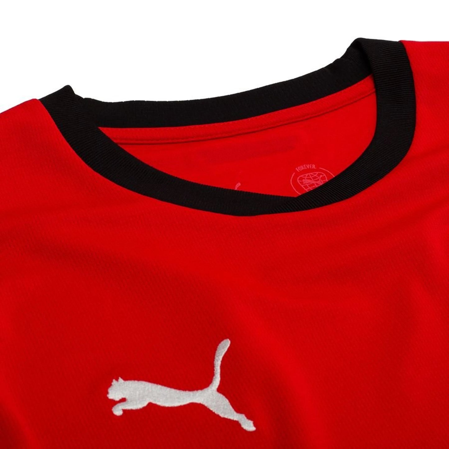 neck view of the PUMA Austria World Cup 2026 Home Shirt