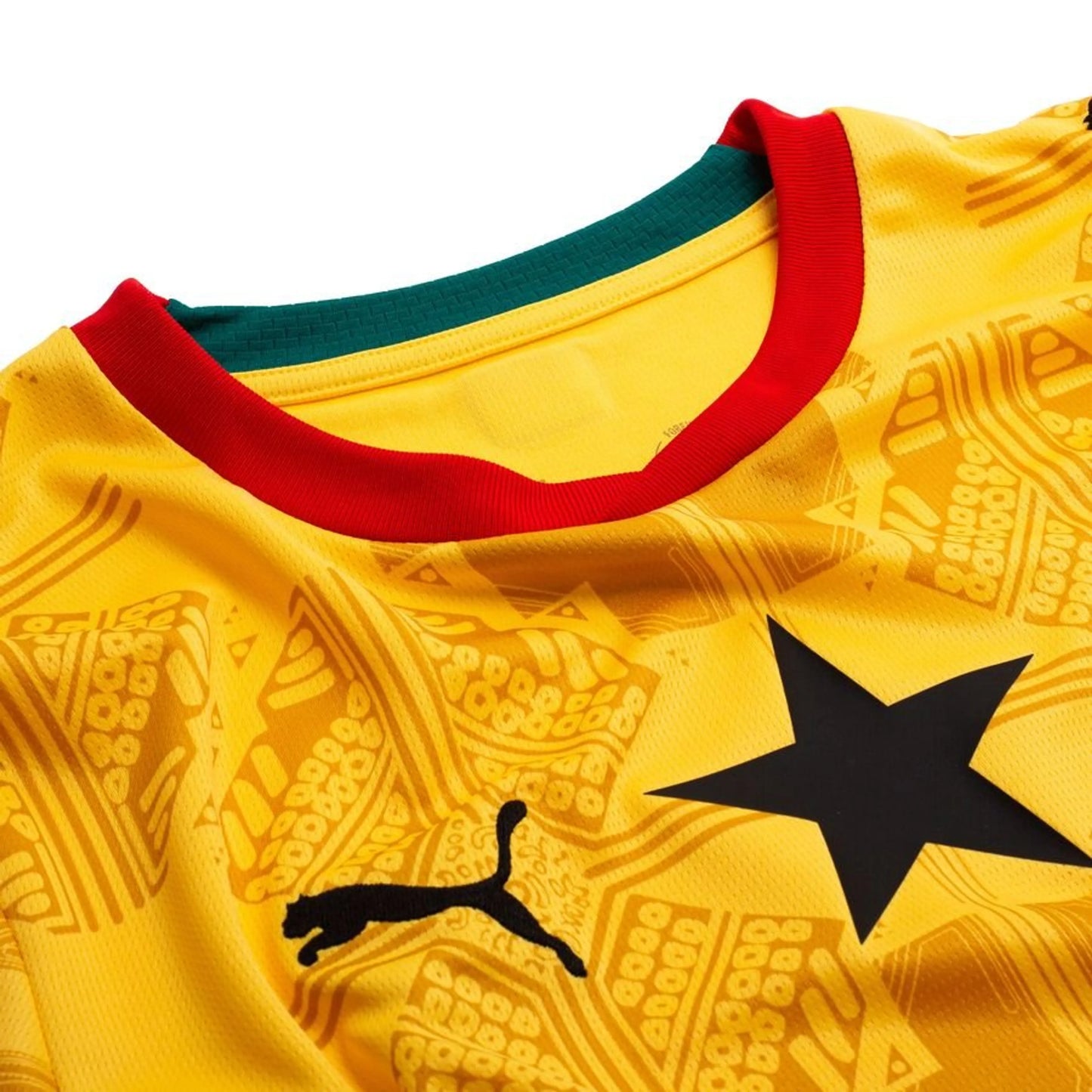neck view of the PUMA Ghana World Cup 2026 Away Shirt