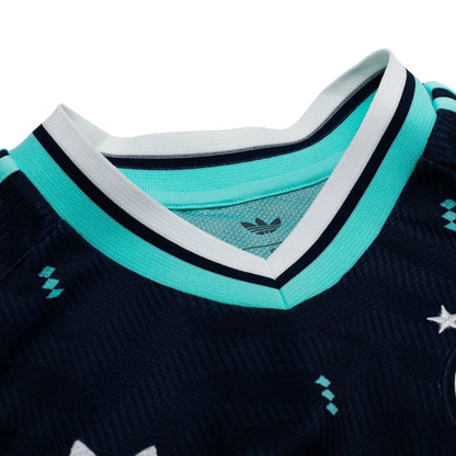 neck view of the adidas Germany World Cup 2026 Away Shirt Long Sleeves
