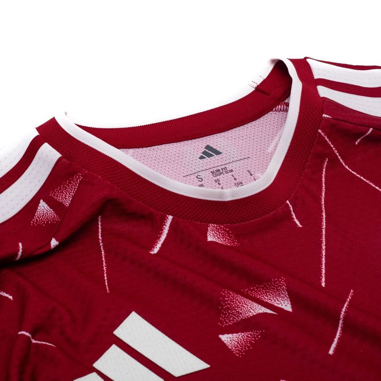 neck view of the adidas Liverpool FC Long Sleeve Home Shirt 2026/27