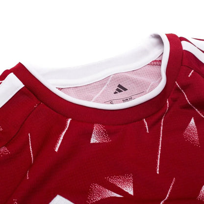 neck view of the adidas Liverpool FC Women's Home Shirt 2026/27 - Red/White