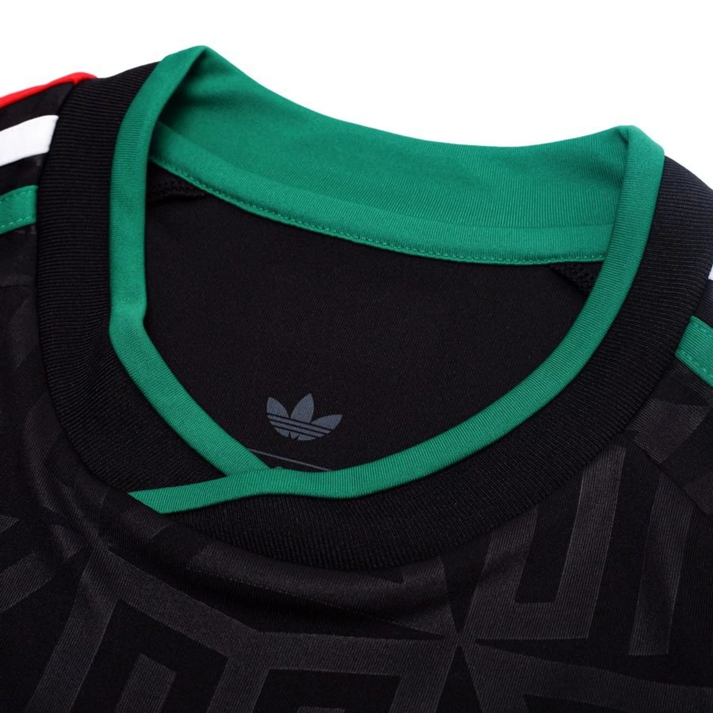neck view of the adidas Mexico Third Long Sleeve Shirt World Cup 2026