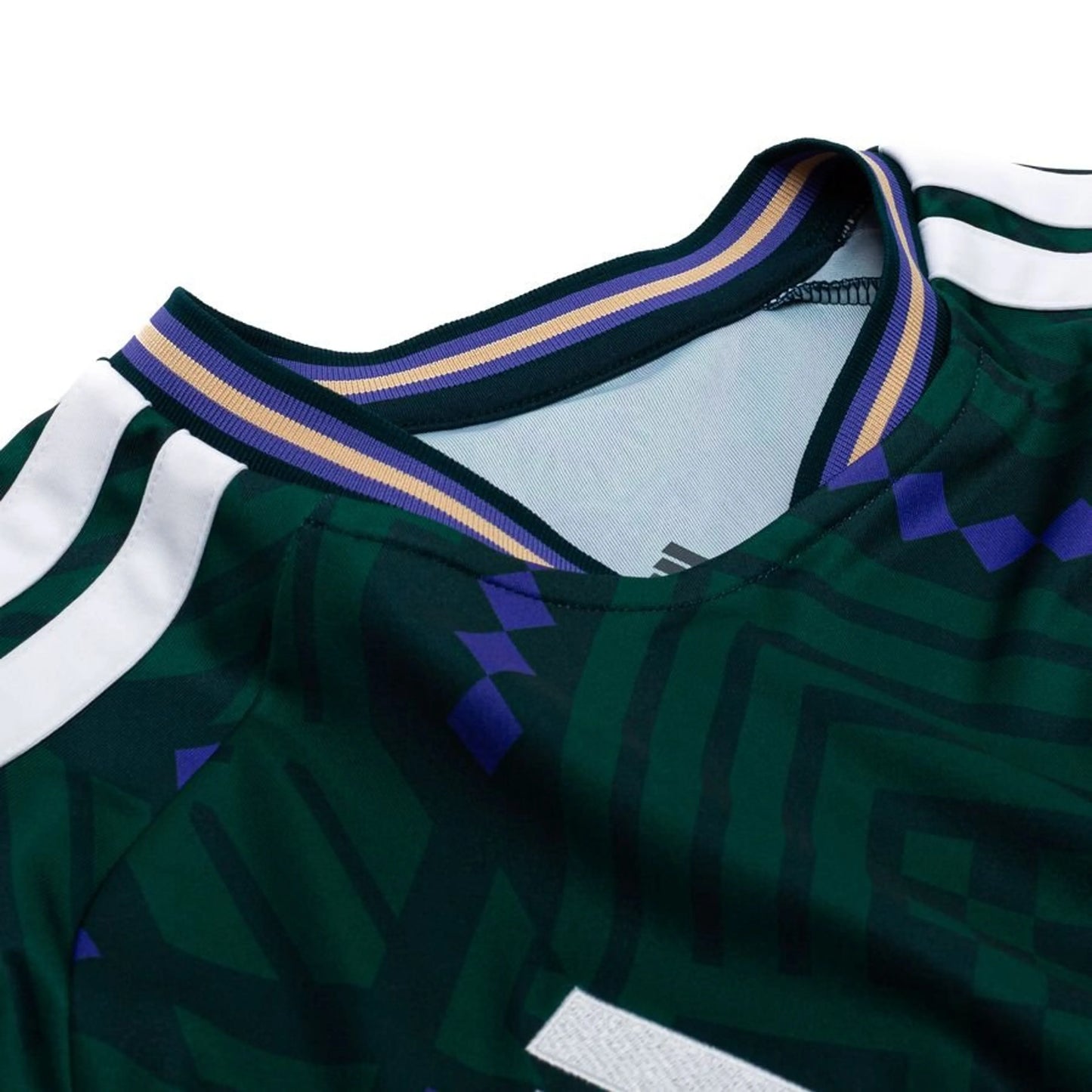 neck view of the adidas Saudi Arabia Home Shirt World Cup 2026