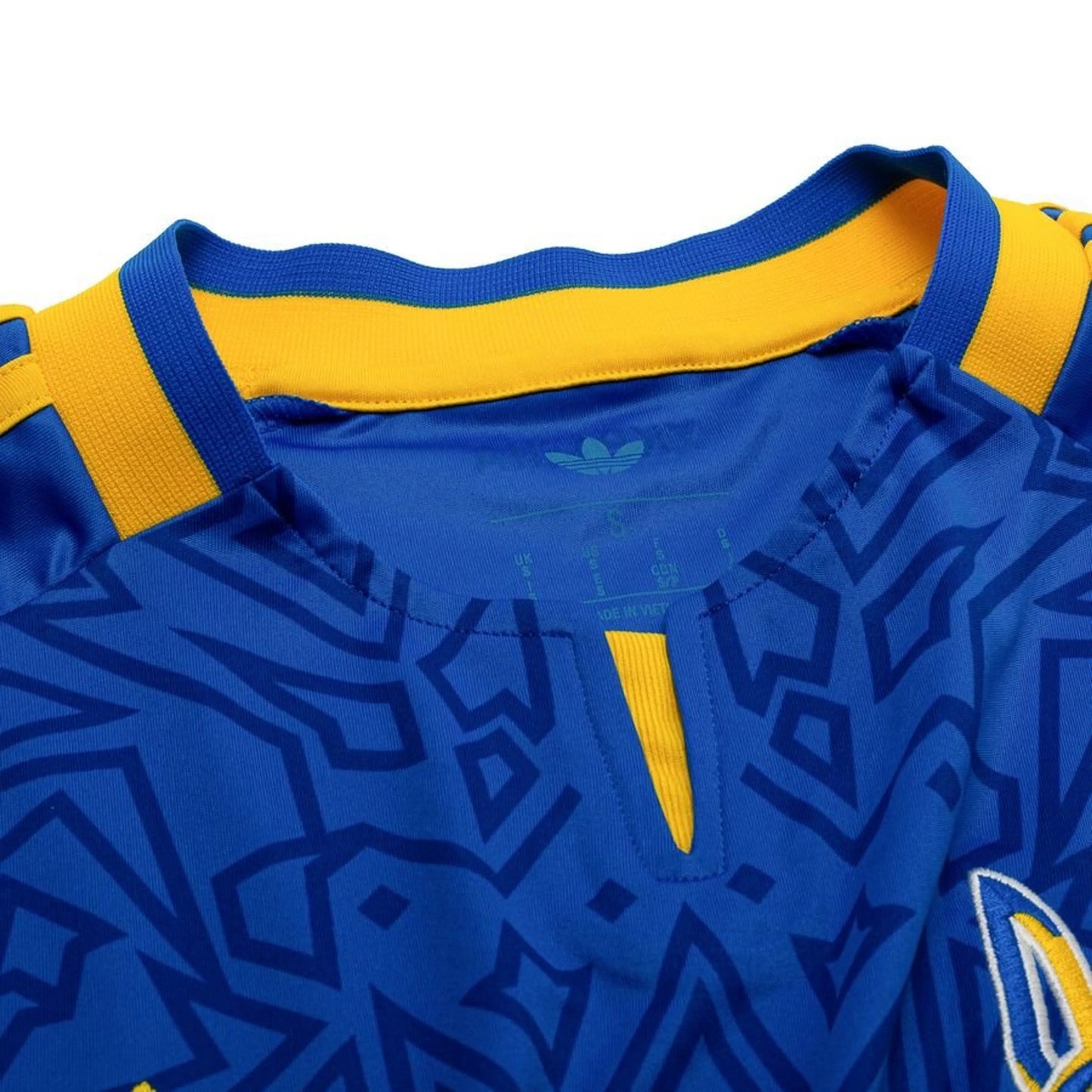 neck view of the adidas Ukraine Away Shirt World Cup 2026