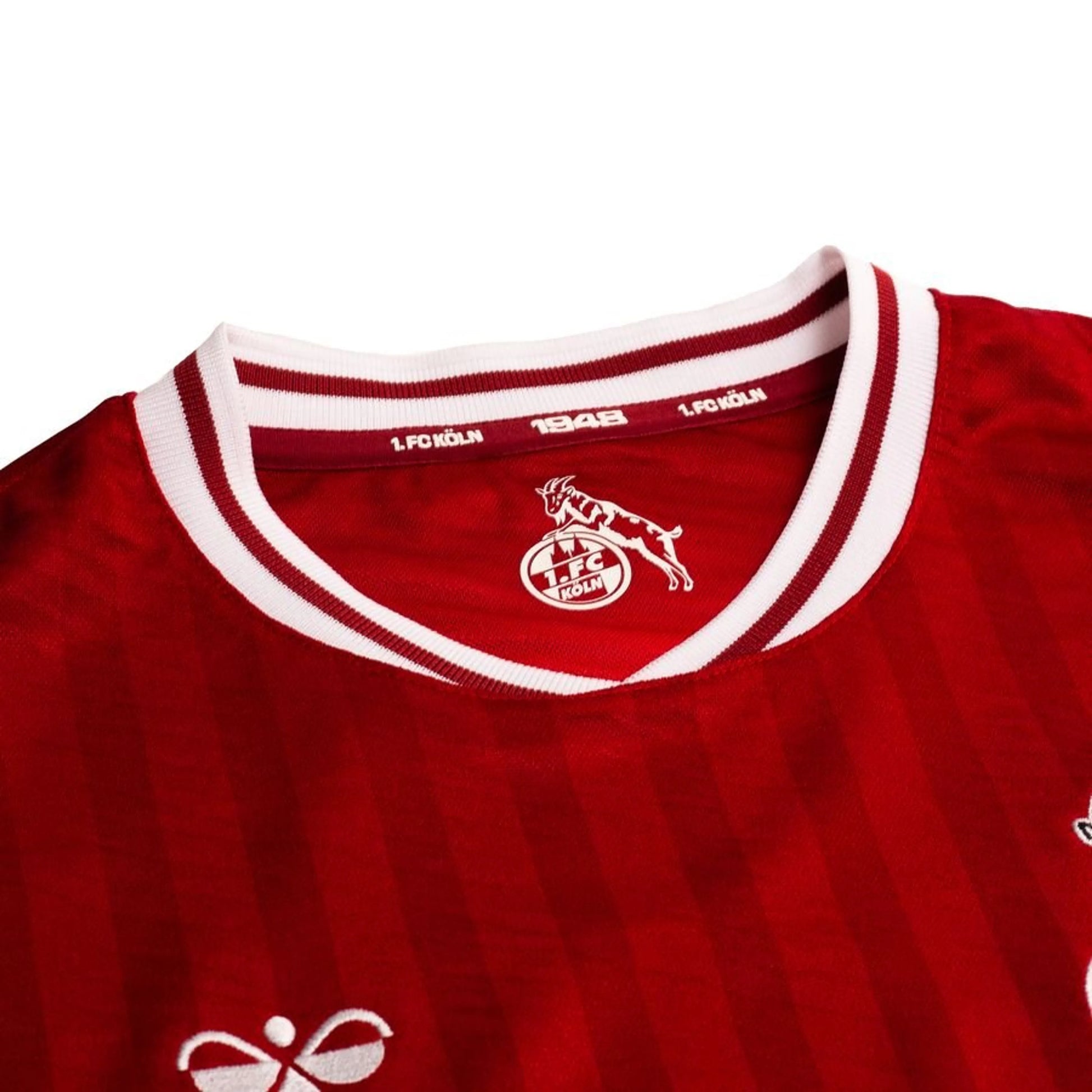 neck view of the hummel FC Köln Away Shirt 2025/26