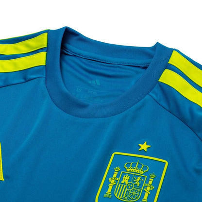 neck view of the adidas Spain 2026 World Cup Goalkeeper Jersey