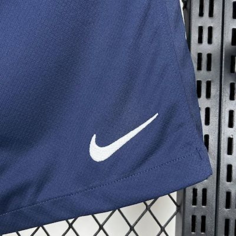 nike logo view on the Tottenham Hotspur 25/26 Home Navy Shorts