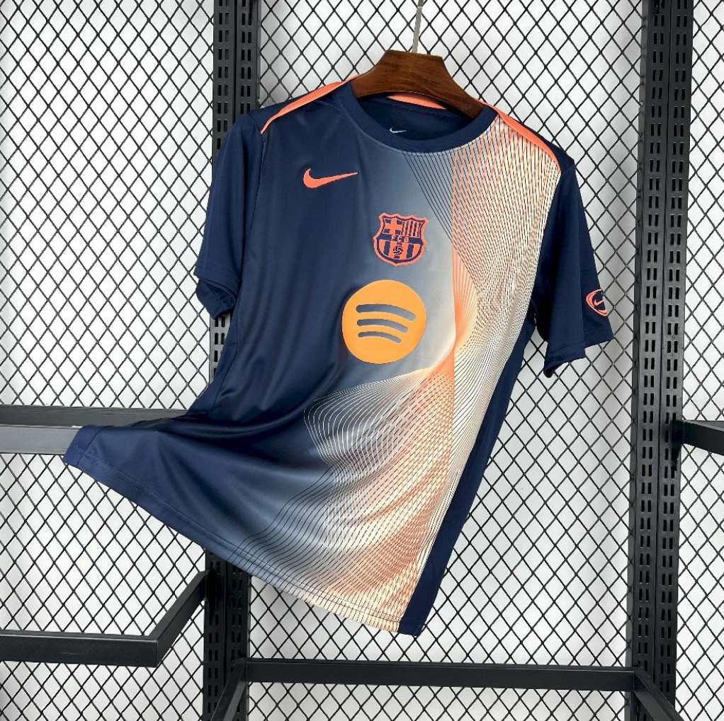 official FC Barcelona 2025/26 Pre-Match Jersey