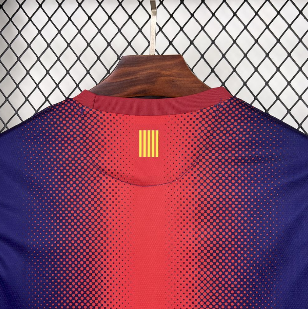 official Retro 12/13 Barcelona Home Long Sleeve Jersey