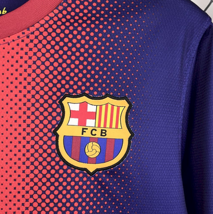 official Retro 12/13 Barcelona Home Long Sleeve Jersey