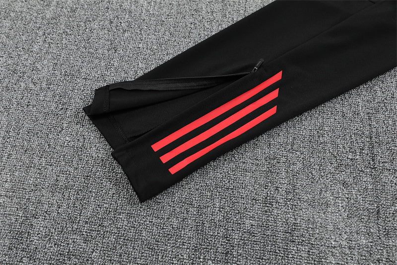 pants sleeve view Bayern Munich 25/26 Quarter-Zip Tracksuit Dark Olive Green