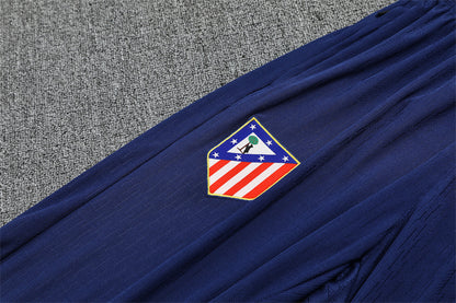 pants team logo view on the Atletico Madrid 25/26 Quarter-Zip Tracksuit Purple/Pink/Navy colorway
