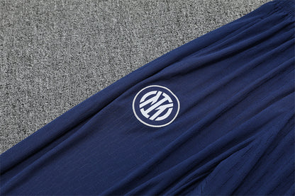 pants view showing team logo of the Inter Milan 25/26 Quarter-Zip Tracksuit