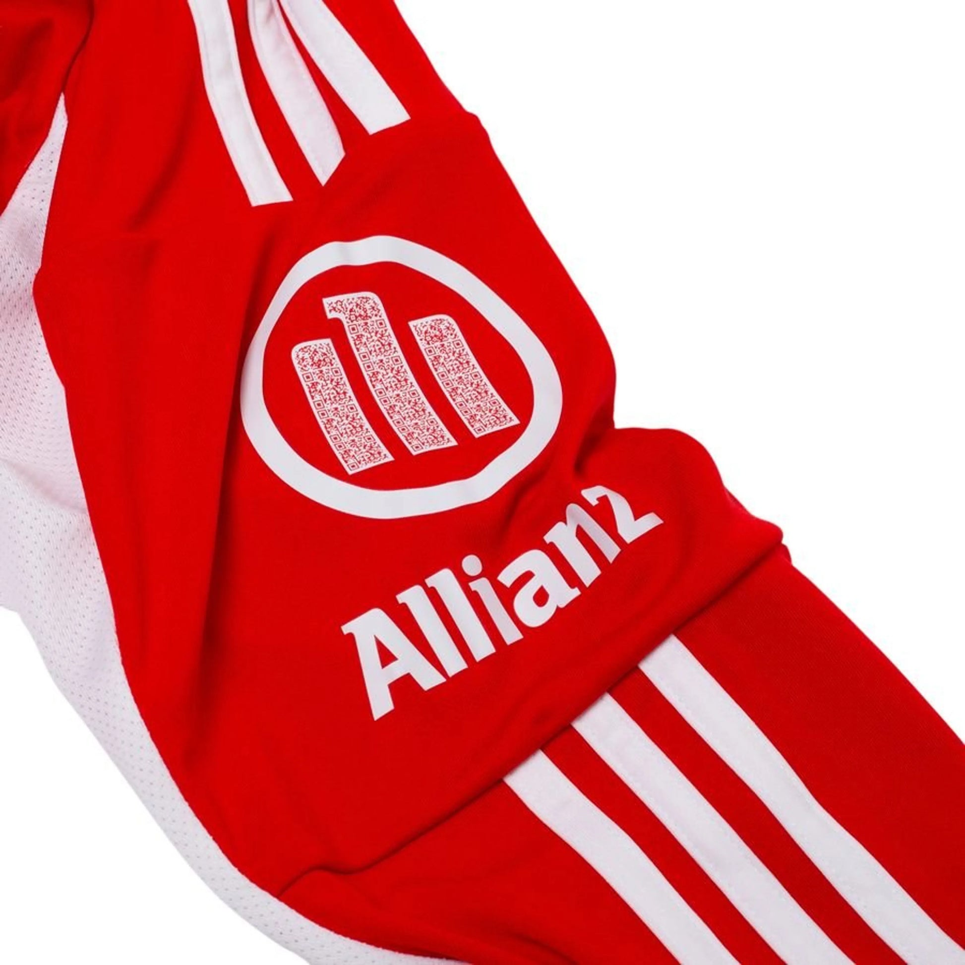 shoulder view Adidas Bayern Munchen 2025/26 Home Long Sleeve Jersey